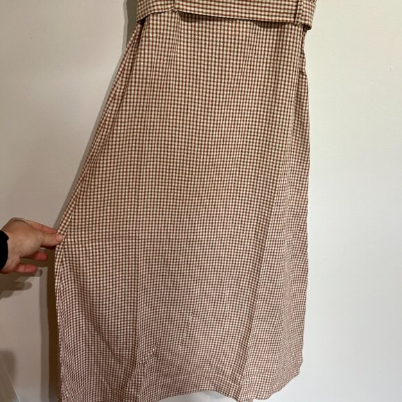 NWT Mus & Bombon Gingham Midi Dress, Made in Spain, Medium - Picture 6 of 13